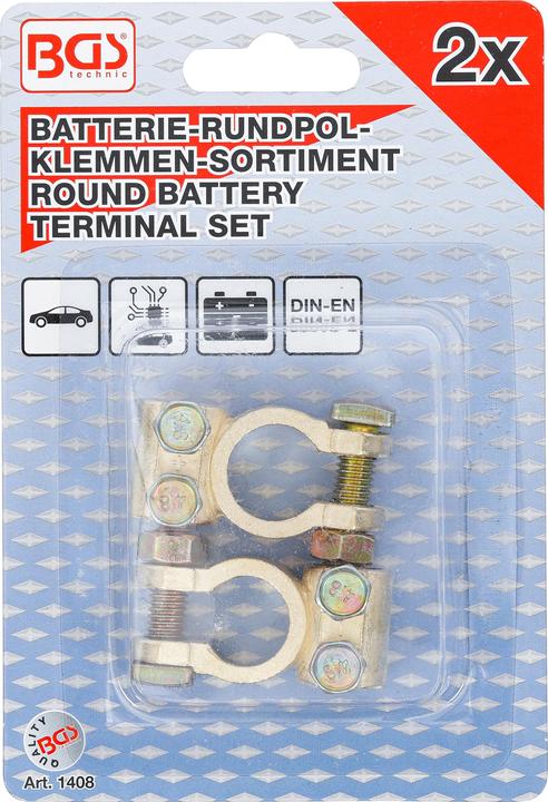 Immagine prodotto BGS Assortimento di terminali a polo tondo per batteria (1 pz.)