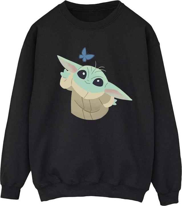 Star Wars The Mandalorian Butterfly Catching Sweatshirt (L)