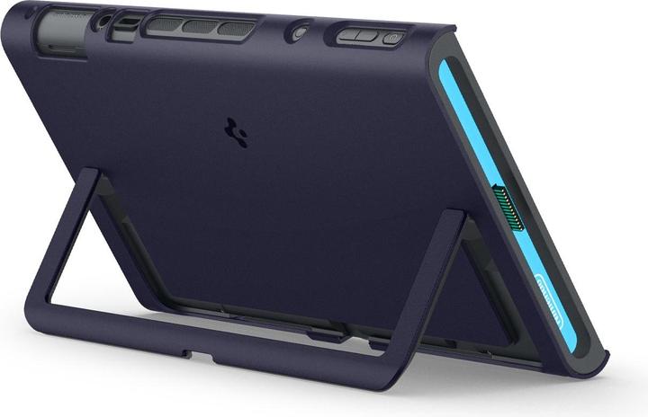 Actual product image Spigen - Protective Case Nano Pop- for Nintendo Switch 2, with Kickstand - Blueberry Navy (Switch)