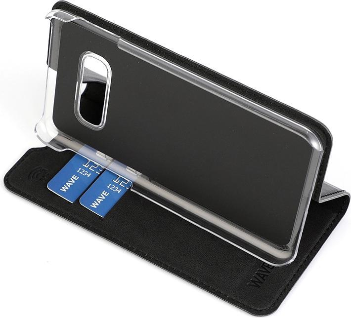 Image du produit Wave BookCase -suojakotelo, Samsung Galaxy S10e, musta (Samsung Galaxy S10e)