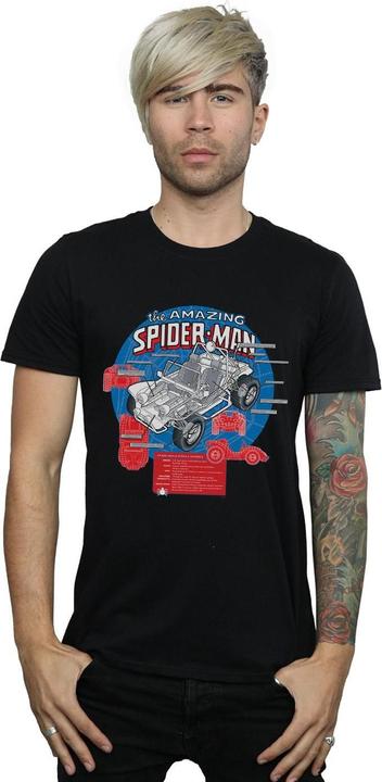 Image du produit - T-shirt SPIDER-MAN SPIDER-BUGGY BREAKDOWN - Homme (XL)