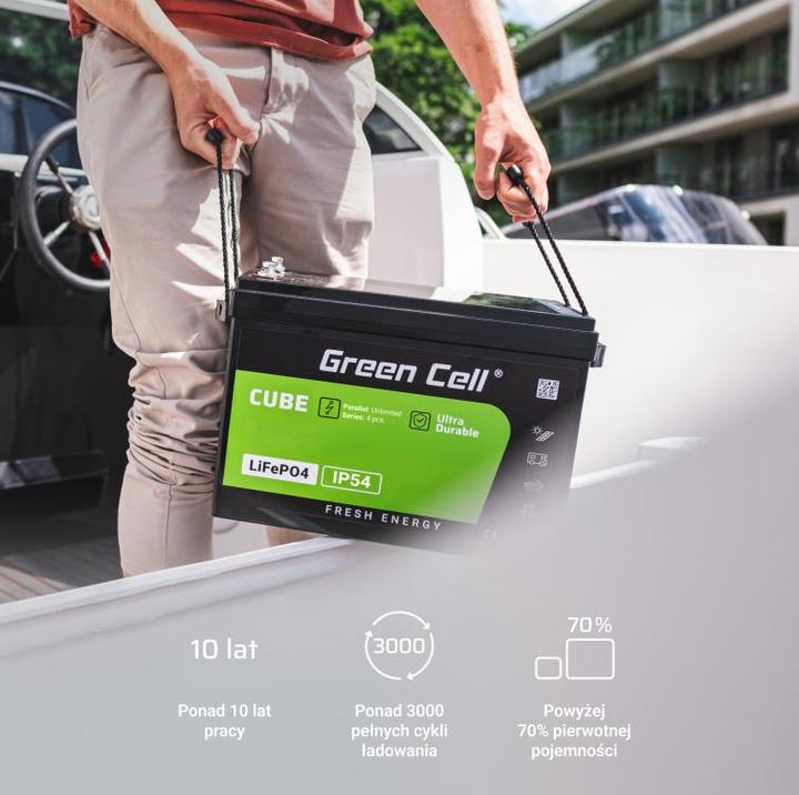 Produktbild GreenCell LFPGC12V80AH (12 V, 80 Ah)