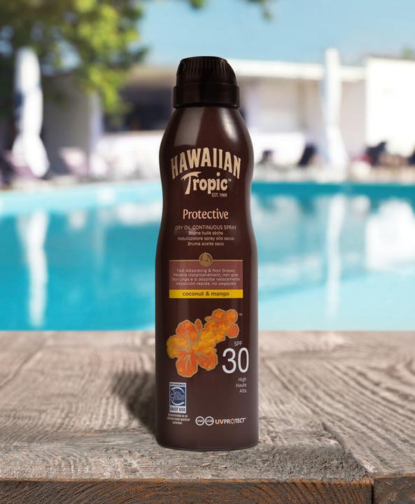Immagine prodotto Hawaiian Tropic Olio di cocco e mango (Spray solare, SPF 30, 180 ml)