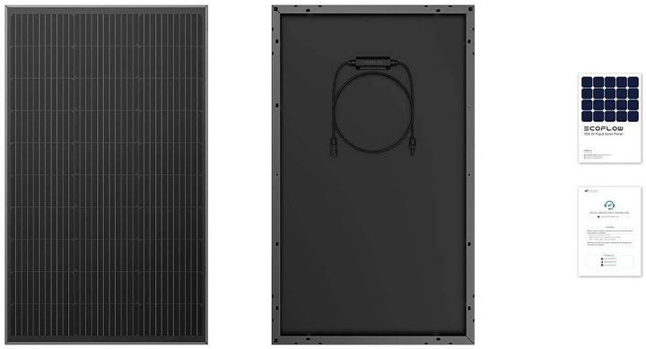 Image du produit EcoFlow Panneau solaire rigide 2 x 100W Combo (100 W, 12.80 kg)
