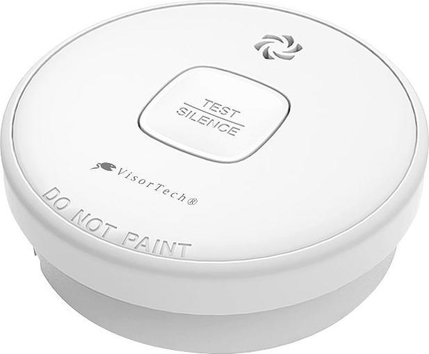Produktbild VisorTech Fotoelektrischer Rauchwarnmelder mit 10-J.-Batterie, 85 dB, VDS