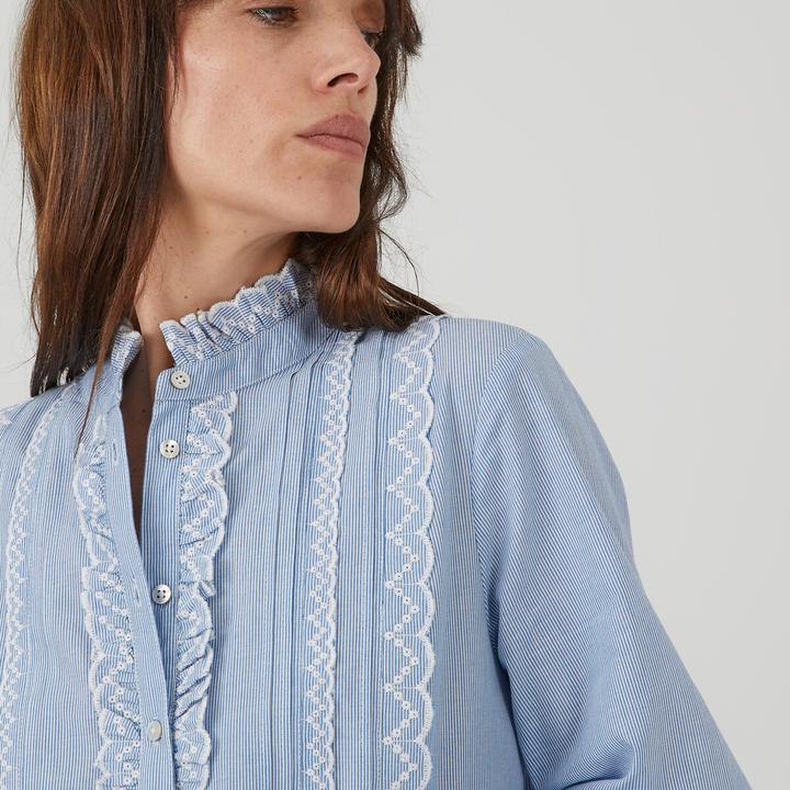 Actual product image La Redoute Collections Signature blouse made from organic cotton (48)