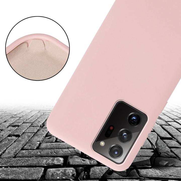 Actual product image Cadorabo TPU Cover Mobile Phone Chain Liquid (Samsung Galaxy Note 20+)