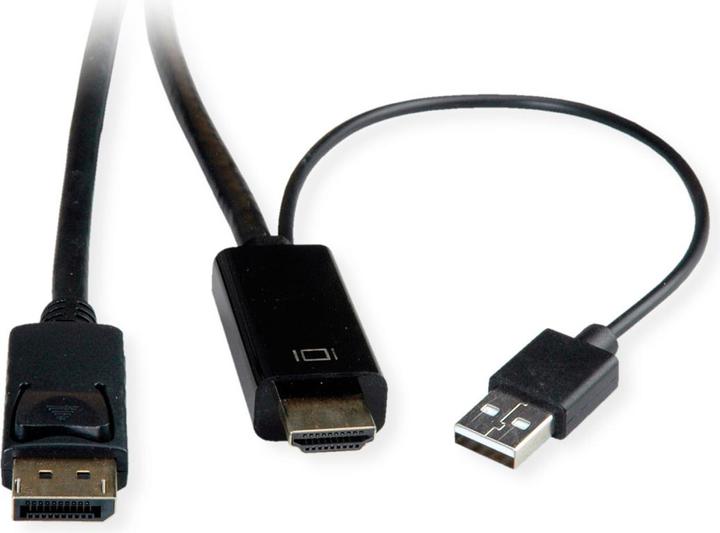 Actual product image Roline HDMI (Typ A) — DisplayPort (3 m, DisplayPort)