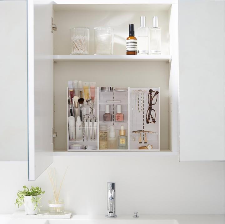 Actual product image Yamazaki Makeup-Ständer Tower