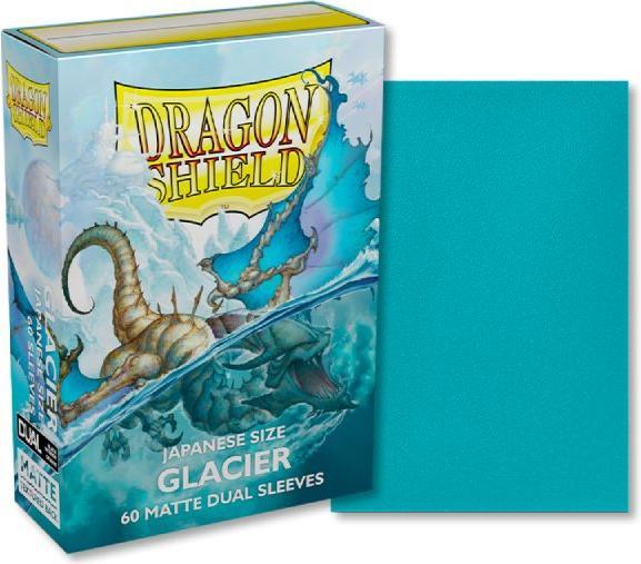 Actual product image Arcane Tinman Dragon Shield Small Sleeves - Matte Dual Glacier Miniom (60Sleeves)