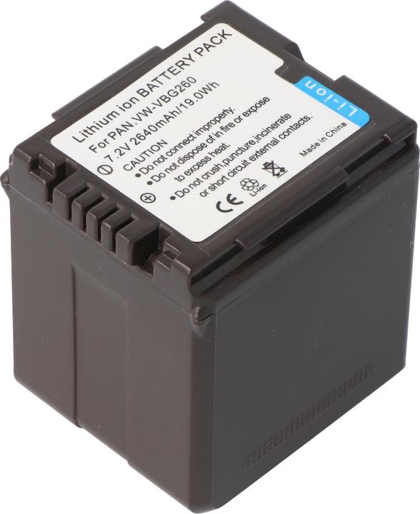 Actual product image AccuCell Battery Panasonic VW-VBG260 (Rechargeable battery)