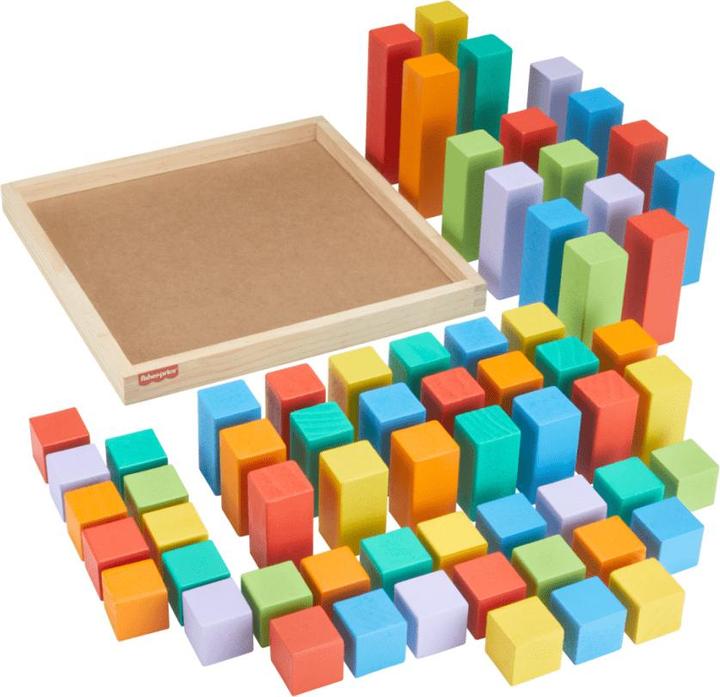 Produktbild Fisher-Price Kunterbunte Holzbausteine
