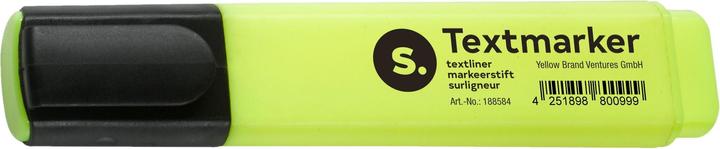Actual product image Schäfer Shop Highlighter, with wedge tip, light resistant, quick drying, various writing colors, optional 1... (Yellow, 1 x)