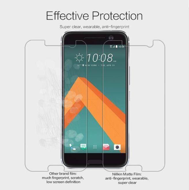Actual product image Nillkin Matte Series (1 Piece, HTC 10 Lifestyle, HTC 10)
