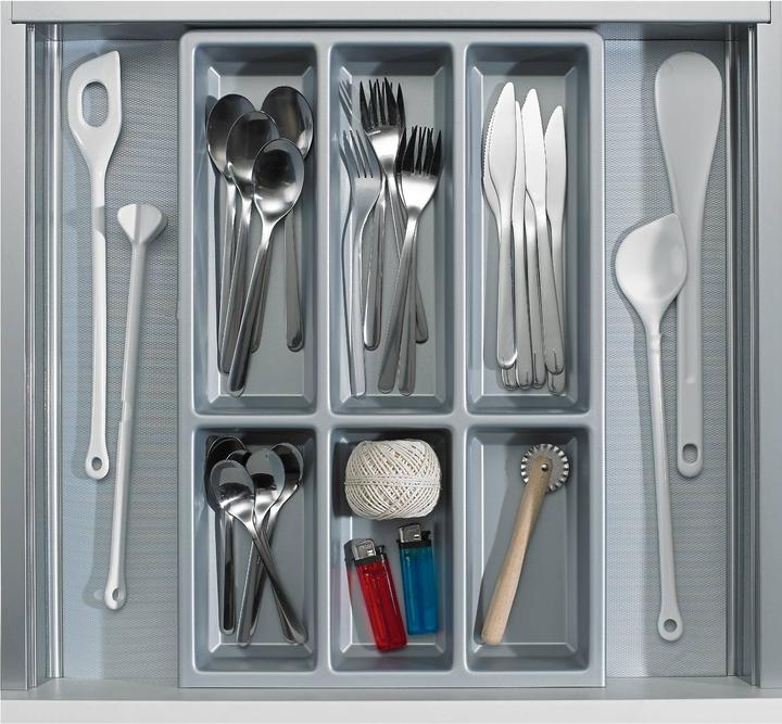 Produktbild Hettich OrgaTray 490 Besteckeinsatz NL 520 mm silber