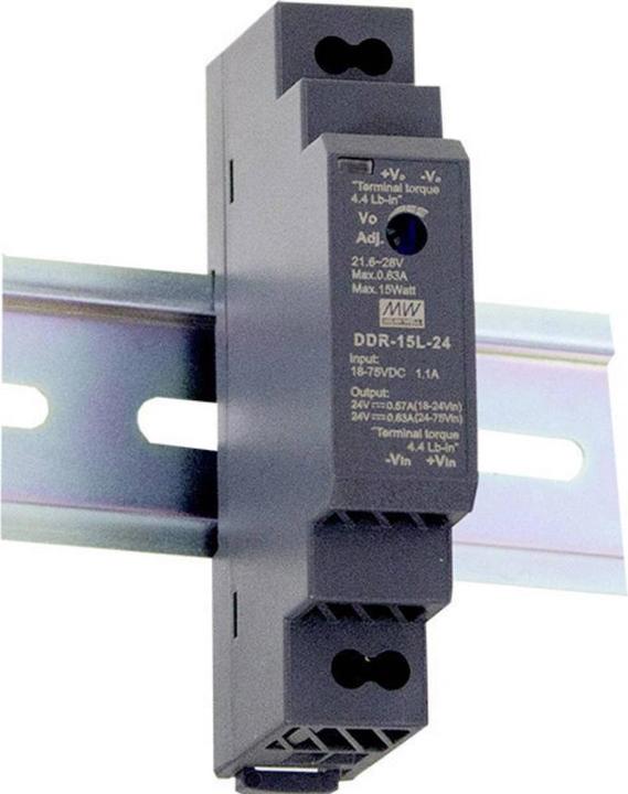 Actual product image MeanWell DDR-15L-5 Power Supply & Voltage Converter