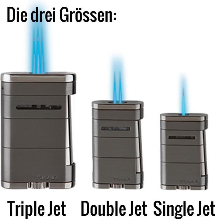 Image du produit Xikar Briquet Allume Single Jet silver 531SL