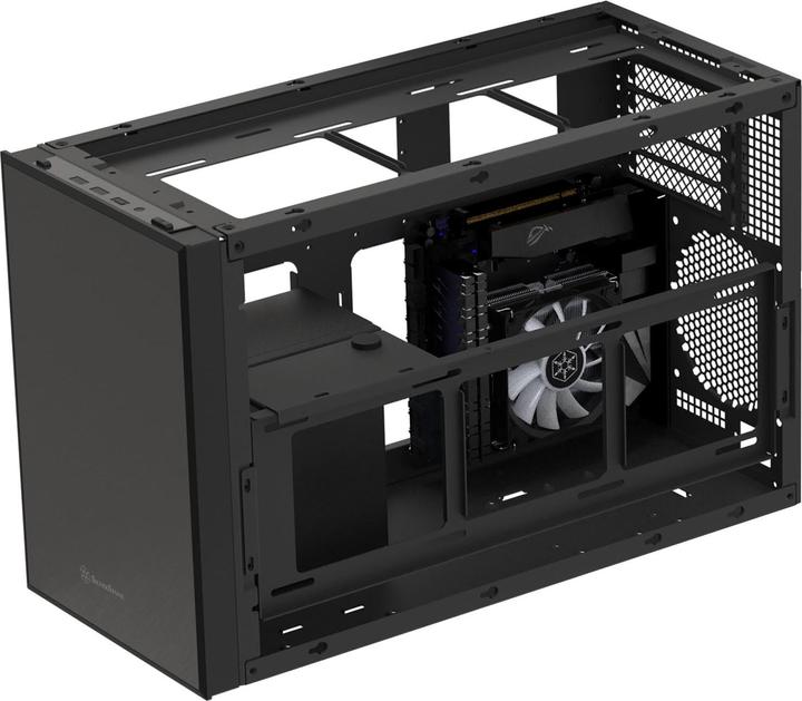 Immagine prodotto Silverstone SST-SG17B (nero) (mATX, Mini-ITX, Mini-DTX)