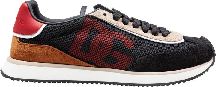 Image du produit Dolce & Gabbana cushion sneakers in mixed materials color black/beige (42)