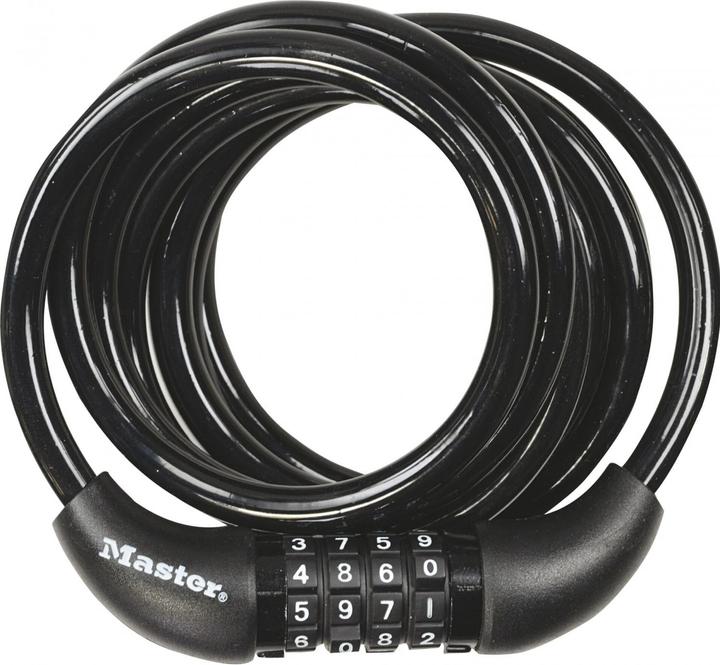 Immagine prodotto Master Lock Blocco con cavo a spirale (180 cm)