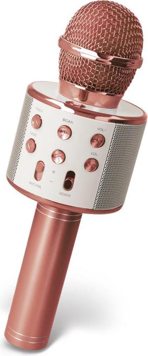 Setty Bluetooth microphone with speaker BM-100 rose gold
