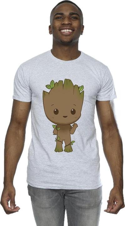 Image du produit - T-shirt AM GROOT CHIBI WAVE POSE - Homme (L)