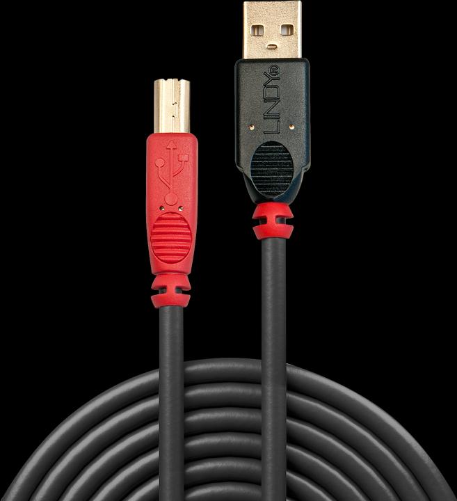 Produktbild Lindy USB A — USB B (10 m, USB 2.0)