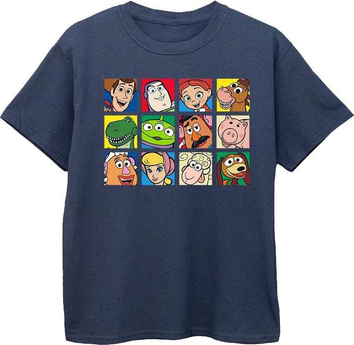 Actual product image Disney Boys Toy Story Character Squares T-Shirt (104)