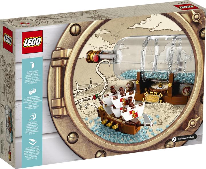 Immagine prodotto LEGO La nave delle idee in bottiglia (21313, Set LEGO rari, LEGO Ideas)