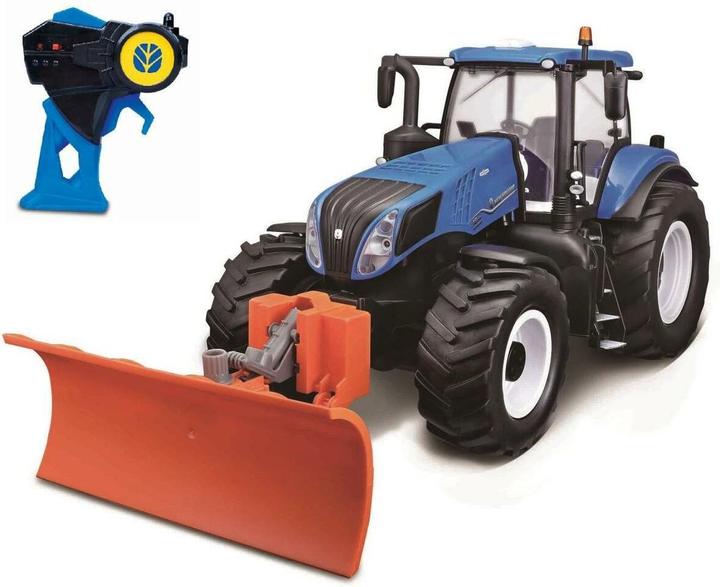 Maisto New Holland tractor with snow plough