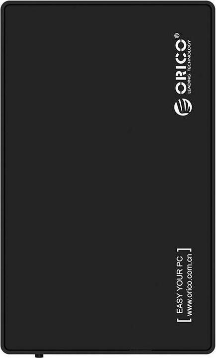 Orico 3588 Contenitore per unità HDD/SSD da 3,5", 5Gbps, da USB-A a USB-B (nero) (3.5")