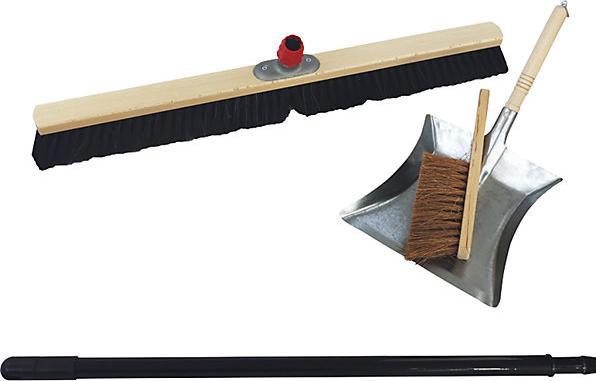Actual product image Evo Complete industrial hall broom set, broom width 800 mm, with dustpan and hand (1 pcs.)