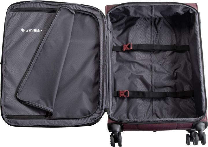 Produktbild Travelite Trolley + Koffer Viia 4w Trolley M (70 l, M (50 - 90l))