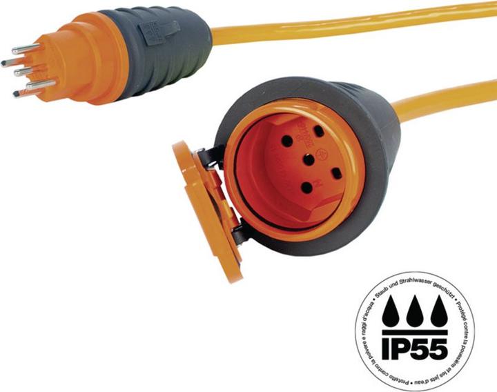 Immagine prodotto Steffen Cavo di prolunga industriale EPR-PUR 5x1.5mm2 10m T15 IP55 (10 m, Tipo 15)