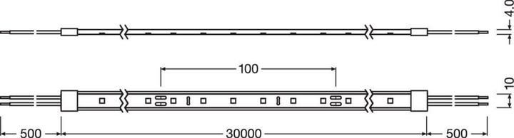 Produktbild Ledvance LED STRIP Flexstreifen VALUE-600 30 meter reel -600/840/30/IP65 dimmbar (Neutralweiss, 3000 cm, Indoor)