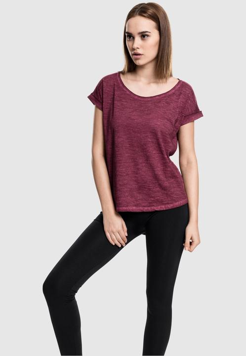 Immagine prodotto Urban Classics Tee lungo da donna a forma di schienale con tintura spray (XS)