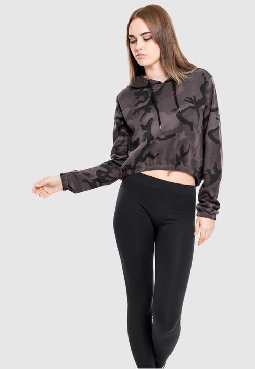 Actual product image Urban Classics Ladies Camo Cropped Hoody (XS)