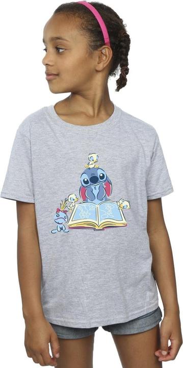 Image du produit Disney - T-shirt LILO & STITCH READING A BOOK - Fille (140, 146)