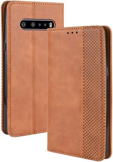 Productafbeelding MU Classic Retro Lederen Boekomslag Serie (LG V60 ThinQ 5G)