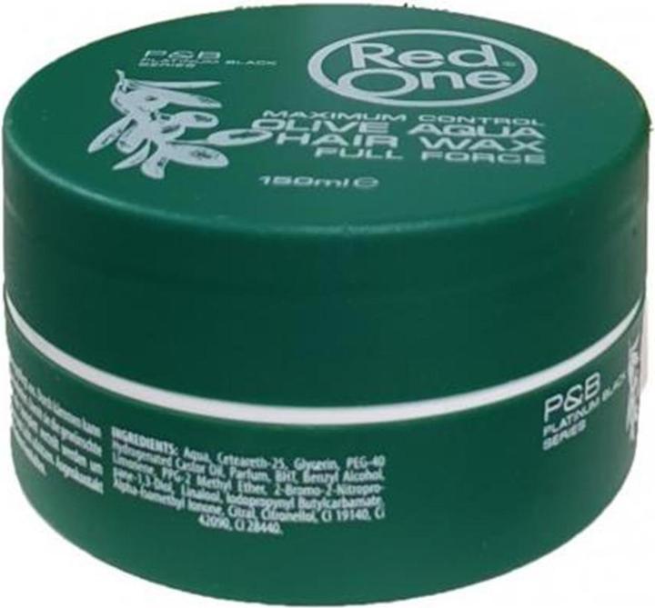 Immagine prodotto RedOne Red One Wax - Cera per capelli - Cera per capelli Aqua Olive 150 Ml (Gel per capelli, 150 ml)