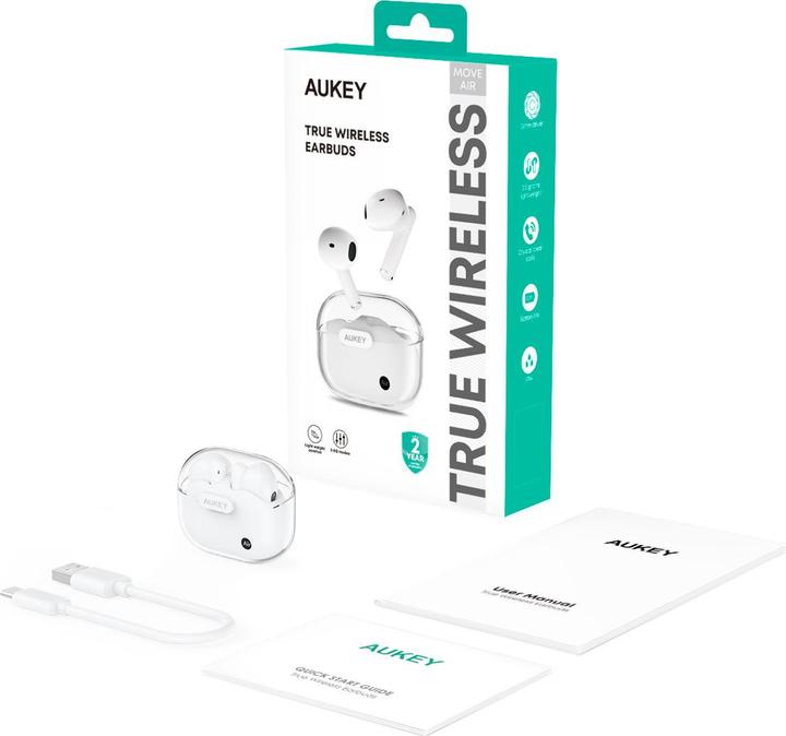 Image du produit Aukey Écouteurs portables True Wireless (20 h, Sans fil)