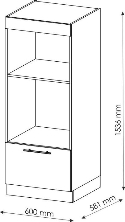 Image du produit Vicco Mikrowellenschrank Fame-Line