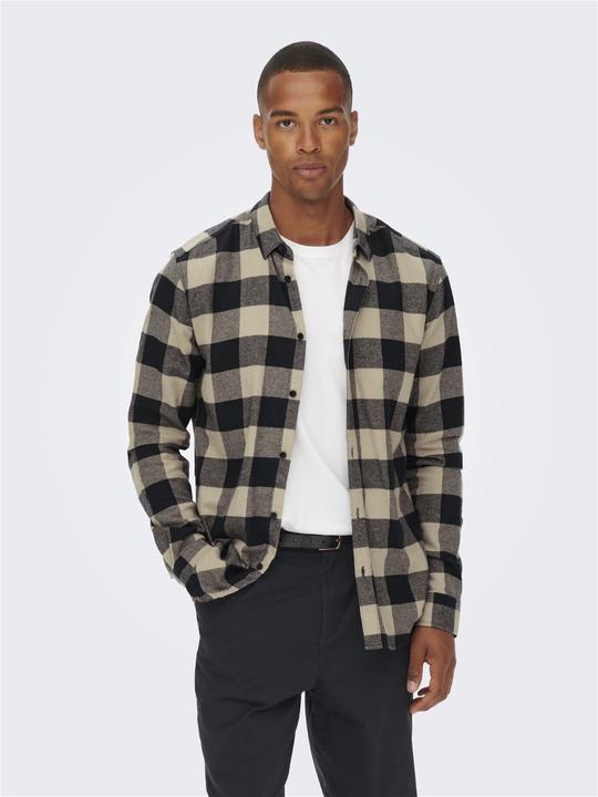Actual product image Only & Sons Checked long sleeve shirt (XXL)