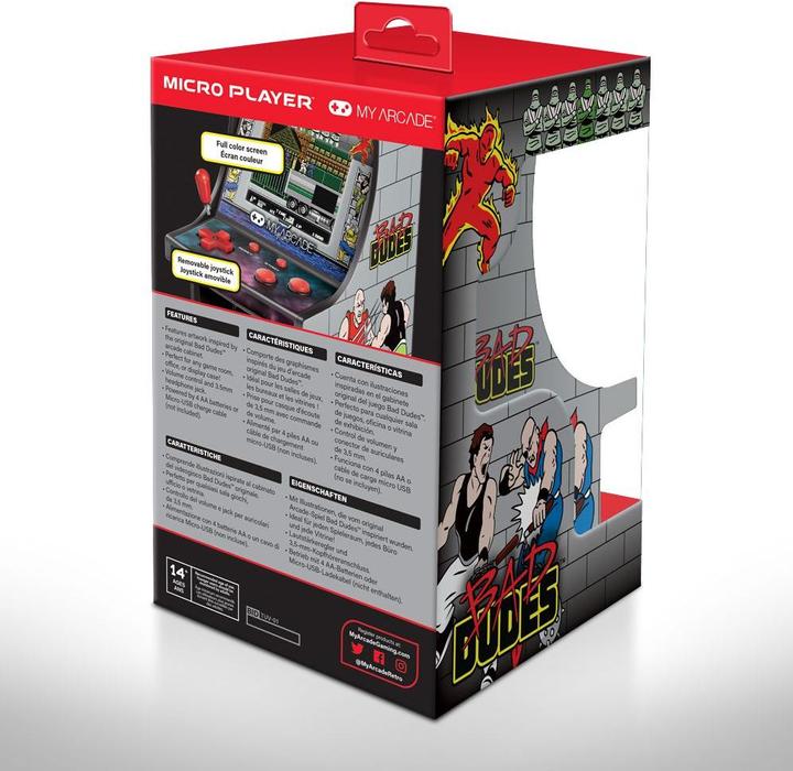 Image du produit MyArcade Mon Arcade Bad Dudes Micro Player
