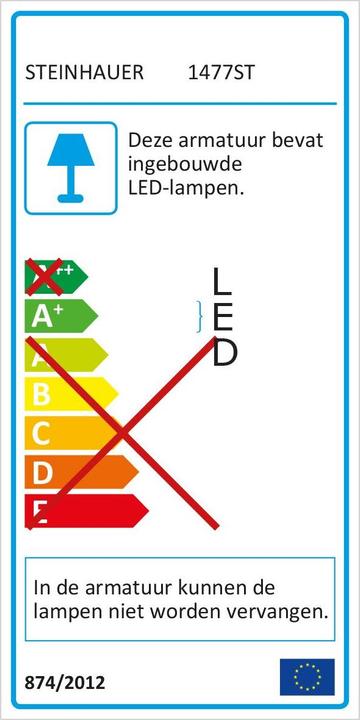 Label énergétique Steinhauer Zénith (2200 lm)