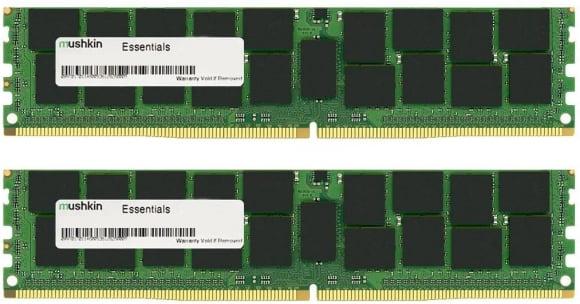 Actual product image Mushkin RAM D4 2133 32GB C15 Essentials K2 (2 x 16GB, 2133 MHz, DDR4-RAM, DIMM)