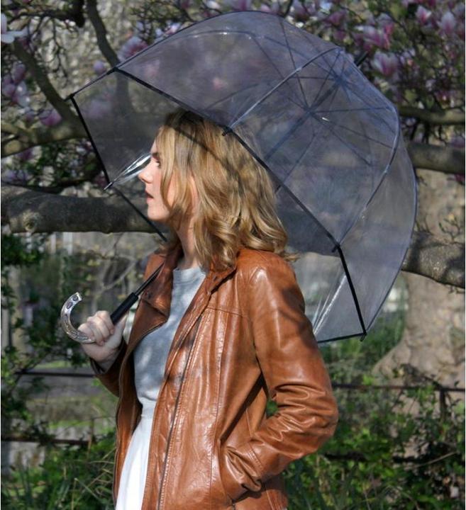 Actual product image MGA SMATI Bell-shaped and Transparent Umbrella Windproof