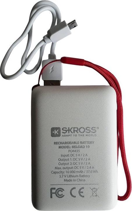 Actual product image Skross Reload 10 (10000 mAh, 10 W, 37.37 Wh)