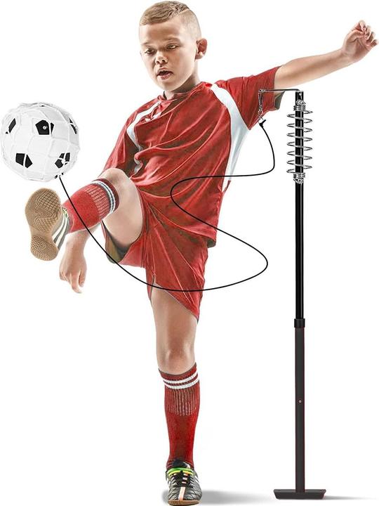 Actual product image New Sports Football trainer set, twistball pole with ball