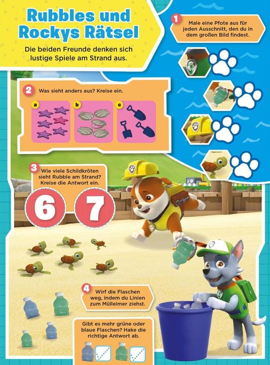 Actual product image PAW Patrol - My Mega Colouring and Puzzle Pad